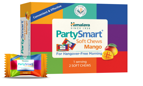 Viên nhai PartySmart vị Xoài - Giảm tác động xấu của rượu bia (02 viên) 