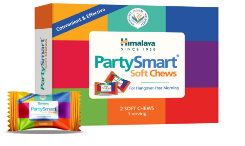 Viên nhai PartySmart - Giảm tác động xấu của rượu bia (02 viên) 